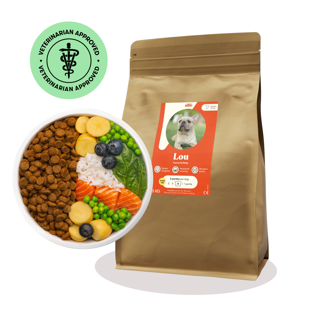 Hondenvoer voor Franse Bulldogs - 3 KG