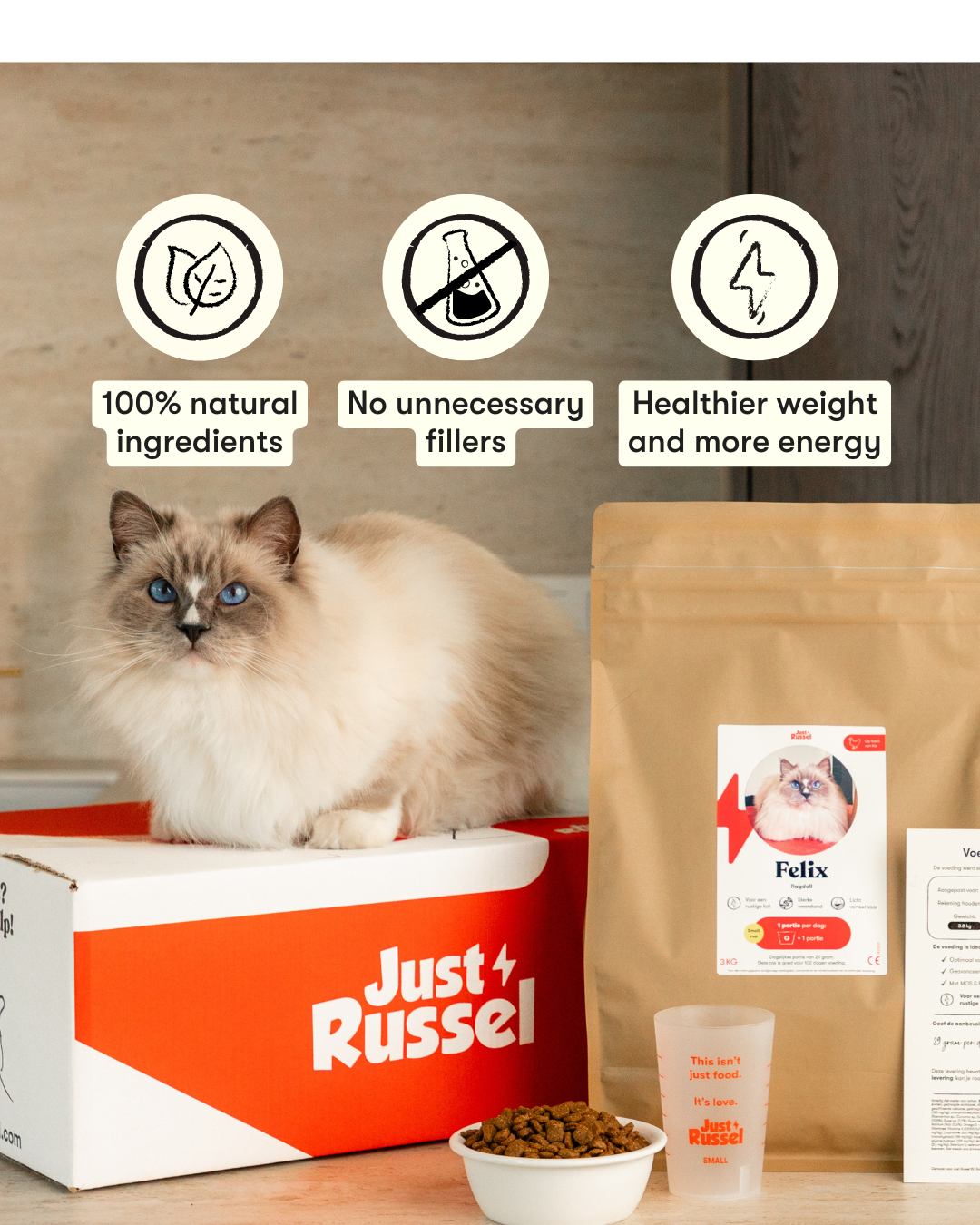Customized cat food - 3KG